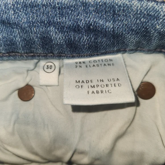 GRLFRND Natalia Jeans High Rise Split Hem Size 30 - Picture 6 of 9